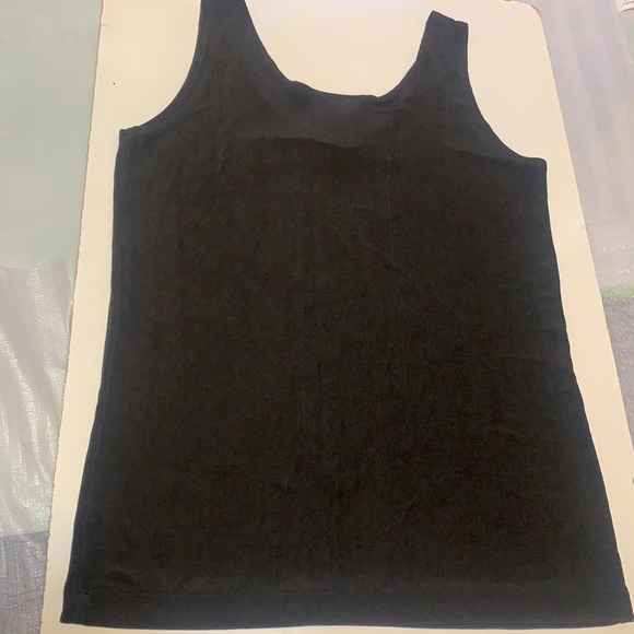 CHICO’S TRAVELERS BLACK CAMI TANK TOP NEW SZ 4 SMALL - Picture 5 of 6